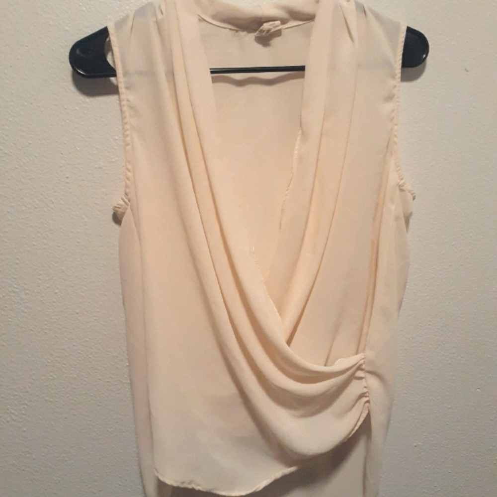 Cream colored blouse